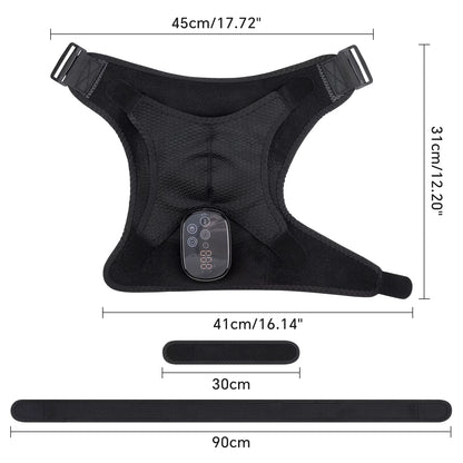 Cordless Red Light & Heating Vibration Shoulder Massager